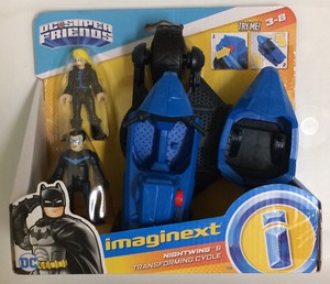 imaginext nightwing and transforming cycle