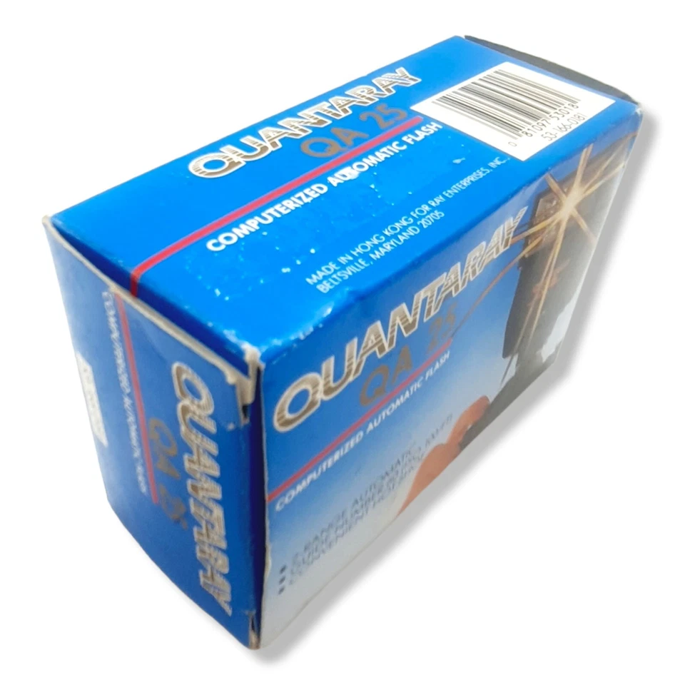 NEW QUANTARAY FLASH QA 25 QA25 Automatic Computerized Hot Shoe Mount Auto 60°  - Image 3 of 4