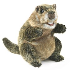 Folkmanis Puppets 3169 - Groundhog Hand Puppet