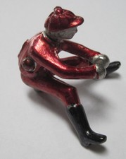 Replacement cast metal racing horse jockey for Kenton toy