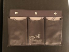 Jewell by Thirty One 31 Triple Slit pocket Charcoal Gray Organize Purse Snap