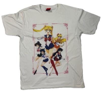 Sailor Moon Anime Cartoon Graphic Hamp Stead Tag Vintage Style