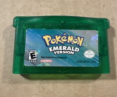 Pokemon Emerald Version (Nintendo GameBoy Advance, GBA) Authentic Dry Battery