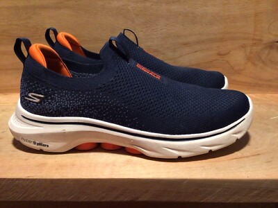 Womens Skechers Go Walk Hyper Pilla Slip on Shoes Blue  display picture 2