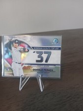 2023 Bowman Chrome Oswald Peraza RC #BTP-37 Scouts Top 100 NY Yankees