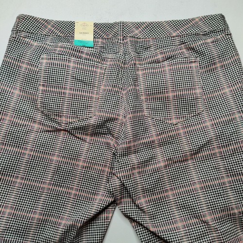 St Johns Bay Women Plus 24W White Dressage Plaid Skinny Jeans NEW - Picture 8 of 11