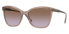 Vogue Woman Sunglasses VO5520S 294068 56mm Caramel - Violet Brown Lens - NEW