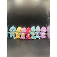 Care Bears Plush Lot 2005 Play Along Grumpy Funshine Share Cheer Bedtime 7in 7pc