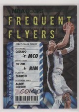2020 Panini NBA Hoops Frequent Flyers Green Explosion 19/89 Aaron Gordon #1 0j4n