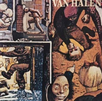Van Halen - Fair Warning - Used Vinyl Record - F4593z