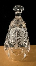 Vtg Waterford Crystal Bell 12 Days Of Christmas 1989 Partridge Pear Tree Etched 