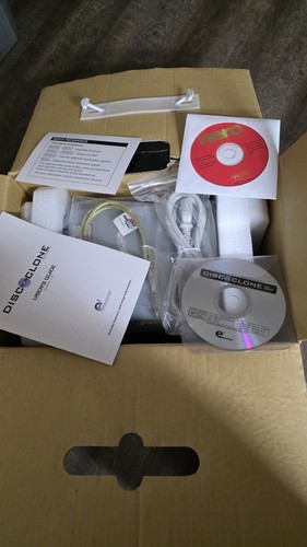 E3 Works Disc Clone CD Burner With Power And USB Cord - Great Bundle- - Afbeelding 2 van 12