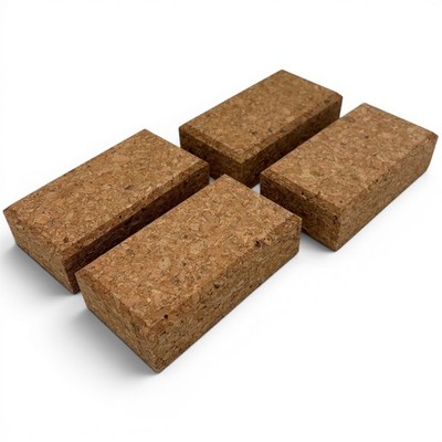 Schleifklotz Kork Set 4 Stück ergonomischer Handblock für Holz Lack