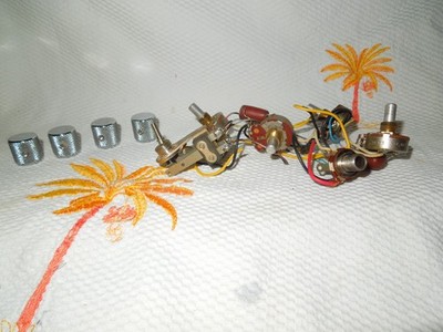 Vintage 1968 MATCHING CTS POTS GIBSON LES PAUL STRATOCASTER BASS? WIRING HARNESS