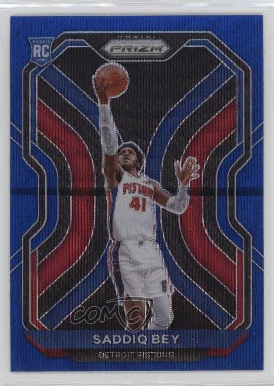 2020-21 Panini Prizm Blue Wave Prizm Saddiq Bey #284 0c6
