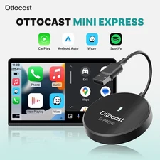 OTTO 2 in1 Wireless Carplay Android Auto Adapter USB Car Dongle Connect Mini Box