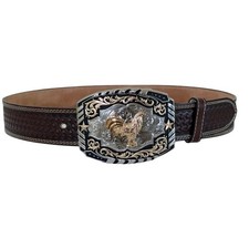 Mexican Rooster Chicken Charro Cowboy Belt Buckle Hebilla Vaquero Made In Mexico