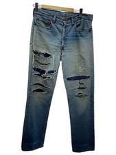 Levi  s OTHER 70s 505 BIGE 42TALON Crash Bottom Cotton IDG Used