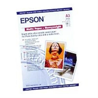 Epson Matte Paper-Heavy Weight, DIN A3, 167 g/m², 50 Blatt Druckerpapier