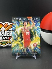 Zaccharie Risacher 2024-25 Panini Origins Cosmic Storm Gold /10 #10 Hawks (CB)