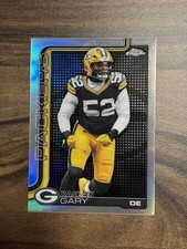 2025 Topps Chrome Football Rashan Gary Light Board Refractor Packers