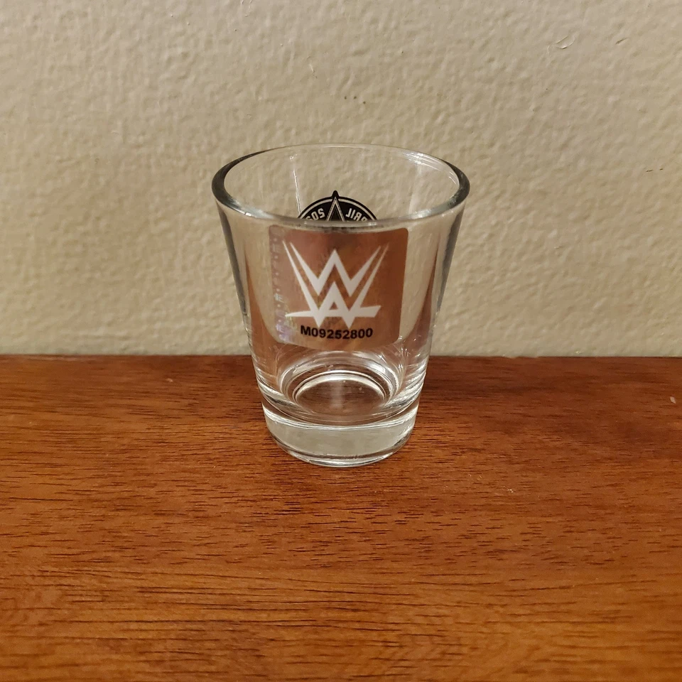 摔跤狂热 38 射击玻璃 2022 达拉斯德克萨斯州 Paul Lesnar Stone Cold Mysterio 全新 — 第 2/4 张图片