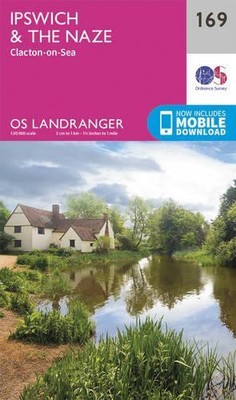 Ipswich, the Naze & Clacton-on-Sea (Map) OS Landranger Map