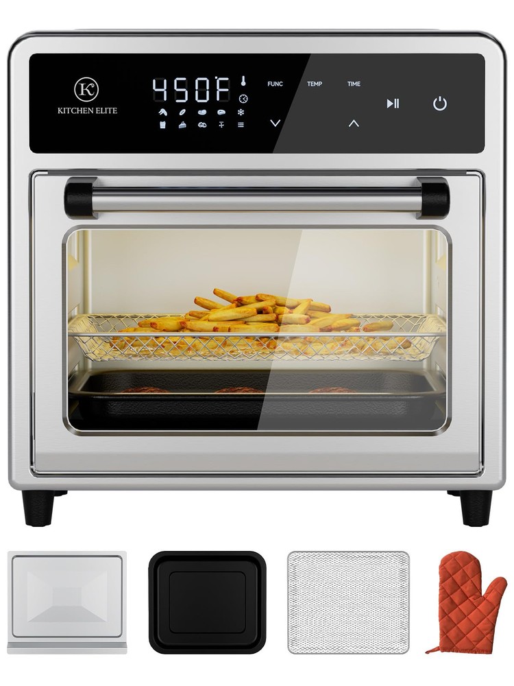 Air Fryer Toaster Oven Combo,10-in-1 12.6QT Compact Countertop Oven,9 Touch S...