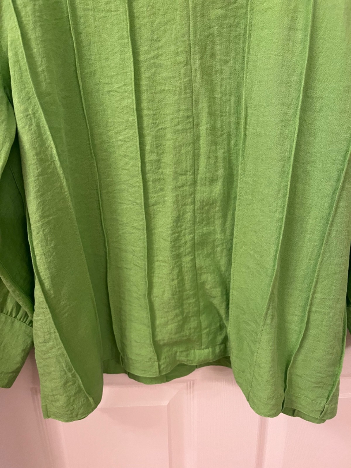 John Mark Wire Collar Split V-Neck 3/4 Sleeve Lim… - image 4