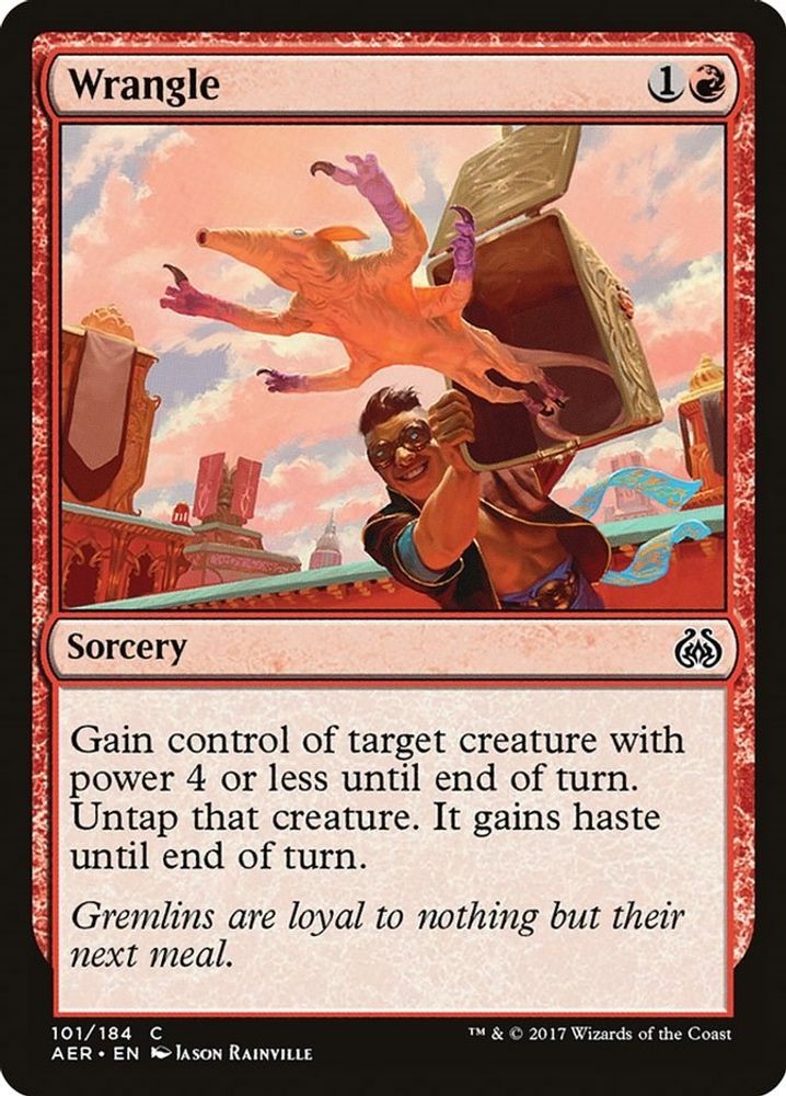 2017 Magic: The Gathering: Aether Revolt - Wrangle (#101, C, Near Mint)