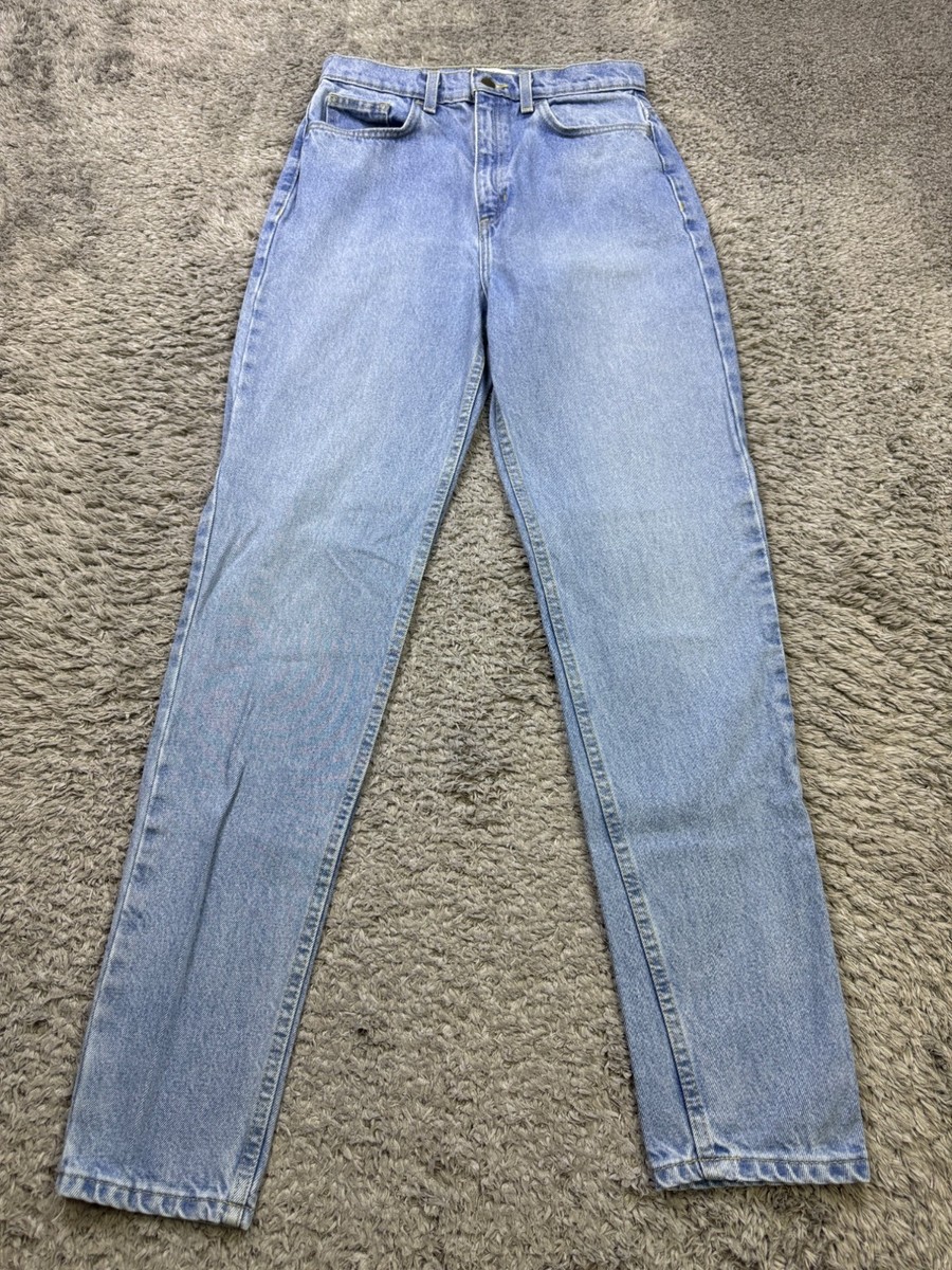 American Apparel Jeans Women 29 The High Waisted Skinny Ankle Mom Denim Y2K