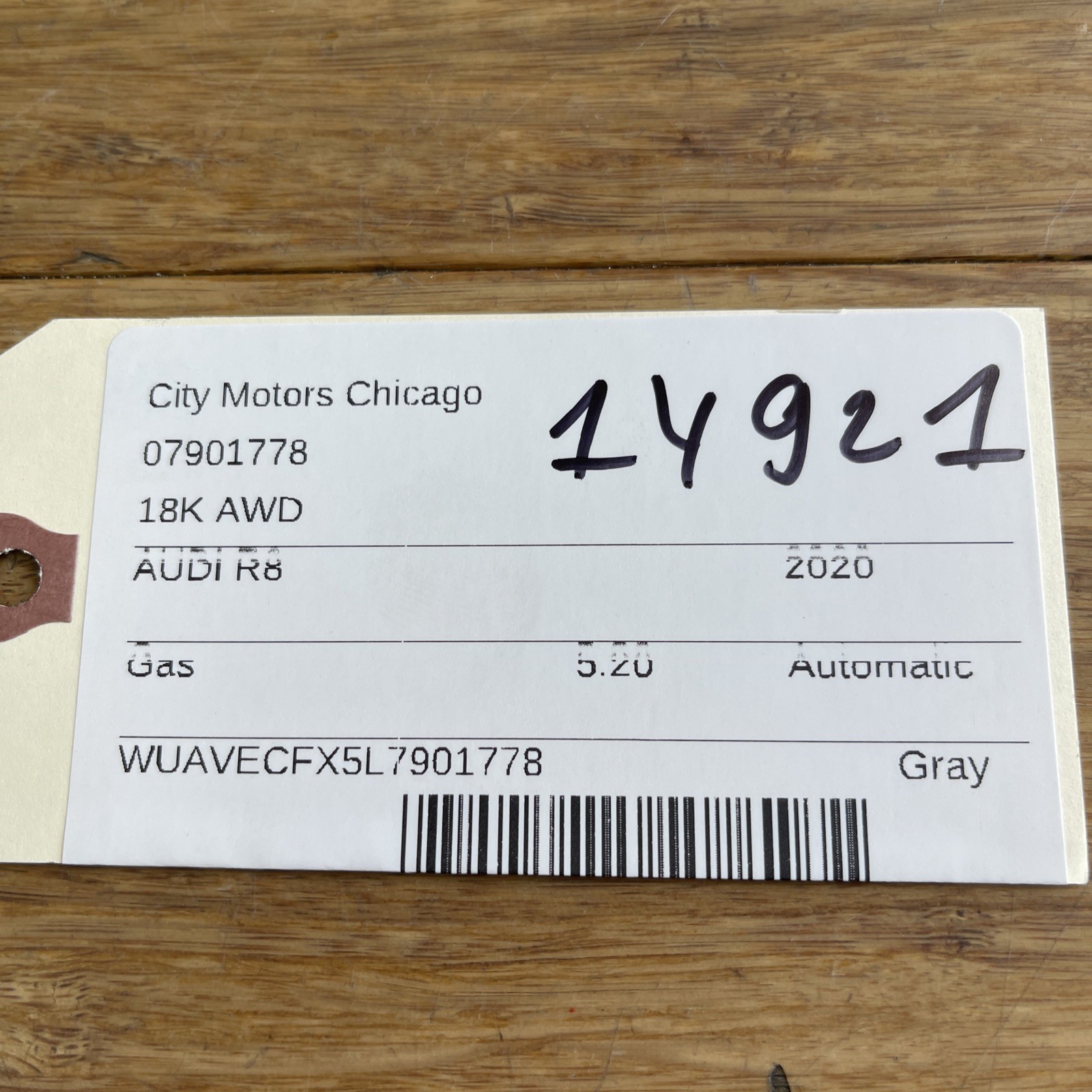 2017-2023 Audi R8 4S Plus Front Windshield Wiper Motor 18k Miles 4S1955023B OEM