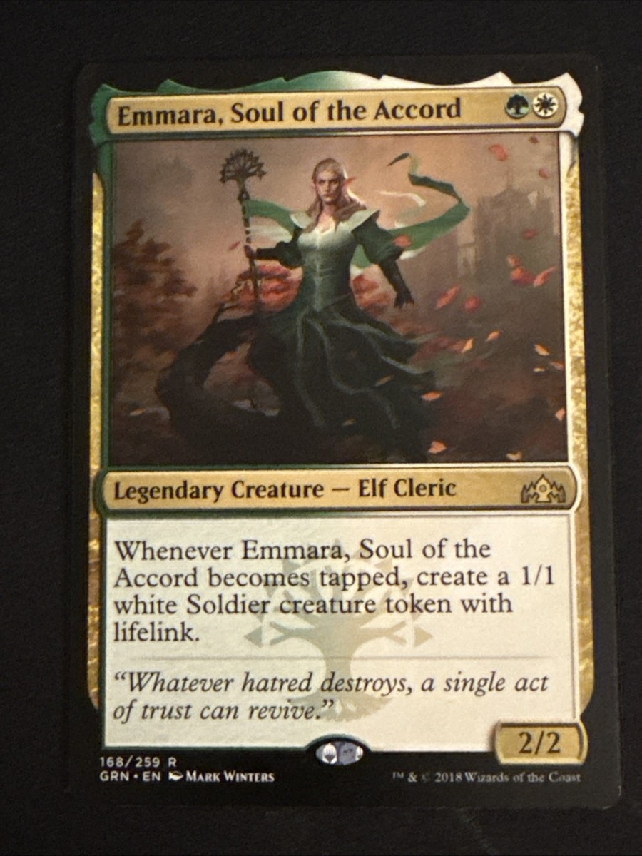 1x Emmara, Soul of the Accord (168) Guilds of Ravnica LP MTG Magic
