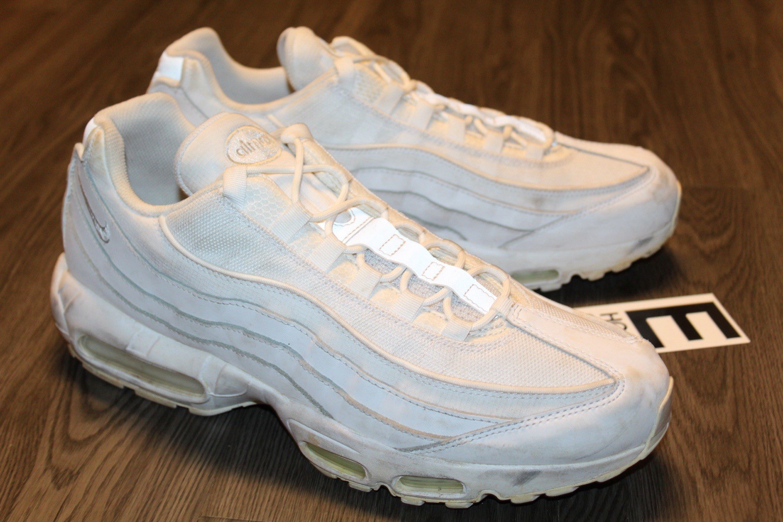 Nike Air Max 95 Triple White CT1268-100 Men’s Size 13 Sneakers thumbnail 7