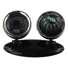Car Compass With Built In Thermometer Compact Design For Easy Placement Car Compass With Built In Thermometer Compact Design For Easy Placement