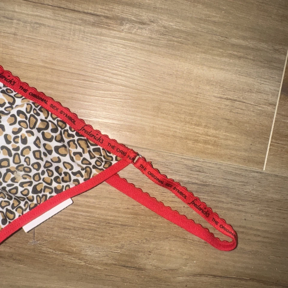 VTG Frederick's Of Hollywood Animal "The Original Sex Symbol" Thong XL NWT RARE - Image 3 of 4