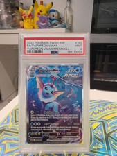 PSA 9 Vaporeon VMAX SWSH 182 Full Art Premium Collection Promo Pokemon 2021 on eBay