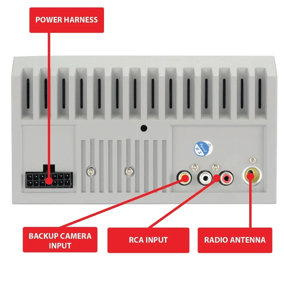 Radio AM/FM Bluetooth pantalla de 7" estéreo de coche y altavoces para Honda Civic 2006-2011 Foto 4 de 4
