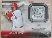 2021 Topps 70th Anniversary Commemorative Patch - Joe Morgan #70LP-JM
