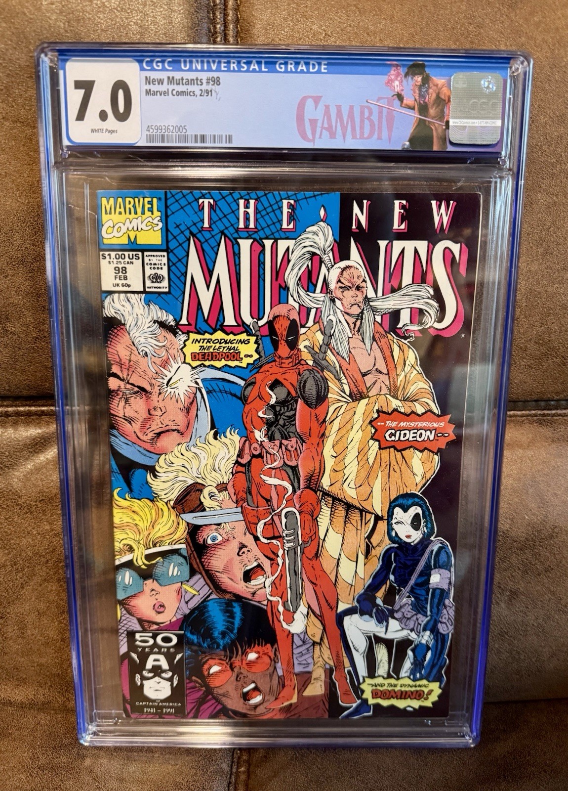 New Mutants #98 CGC 7.0 First Deadpool