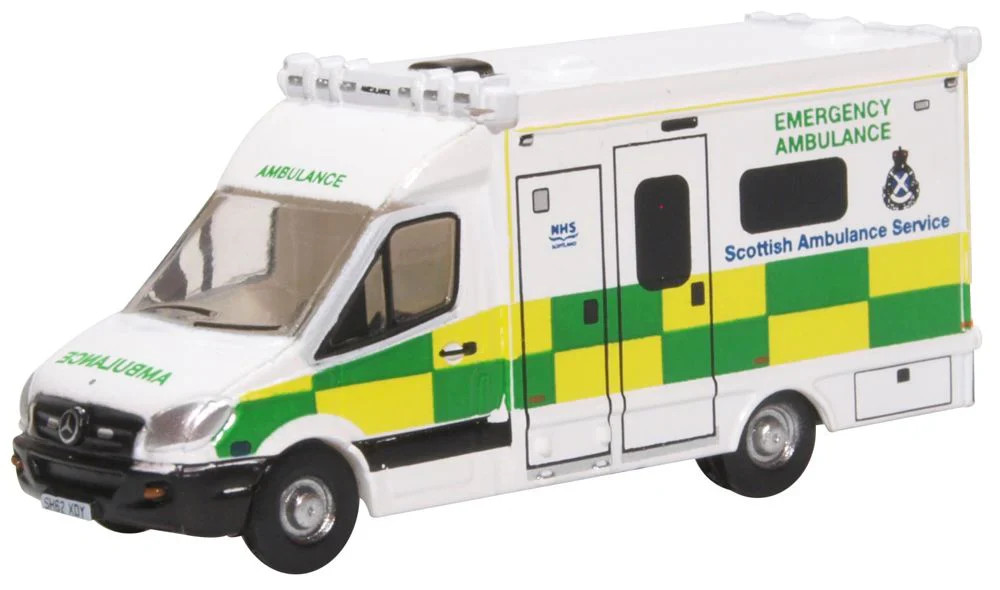 Oxford Diecast NMA004 Mercedes Ambulance Scottish Ambulance Service