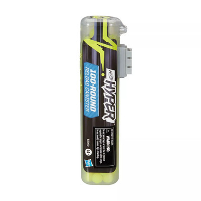 NERF Hyper 100-Round Refill Works with the Canister Siege-50 Mach-100