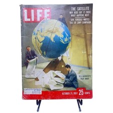 Life Magazine October 21 1957 The Satellite Why Reds Got It First 