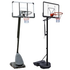 Portable Basketball Hoop Outdoor Goals System Adjustable Backboard with Wheels