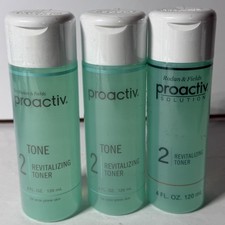 Proactiv Revitalizing Toner /THREE Bottles 4 oz each  Step 2 SEALED BOTTLES 