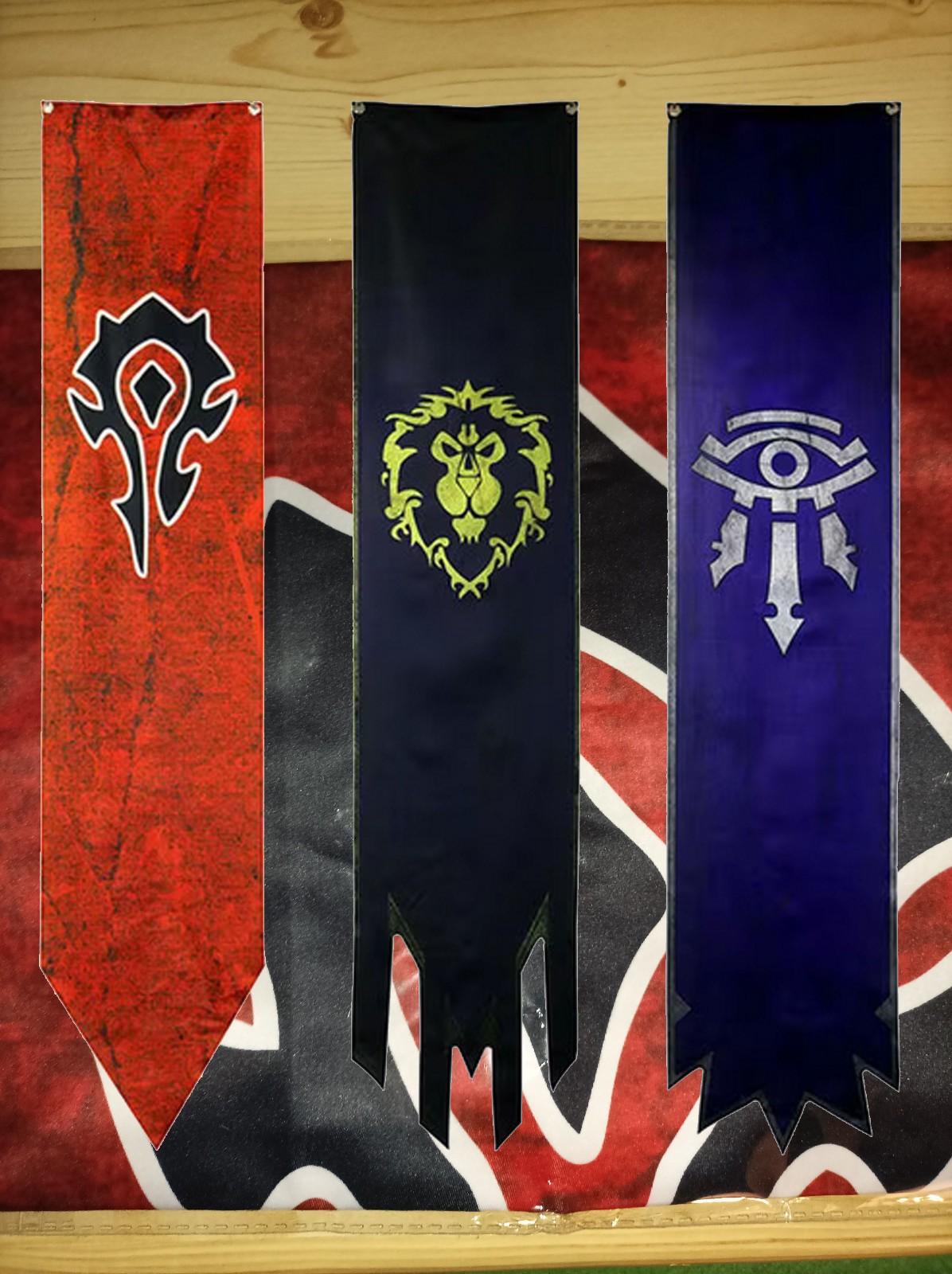 Bannière de porte World of Warcraft idée cadeau originale pour fan de jeu