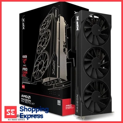XFX RX 9070 XT 16GB Radeon Swift Triple Fan Gaming Graphics Video Card Edition - image 1 of 4