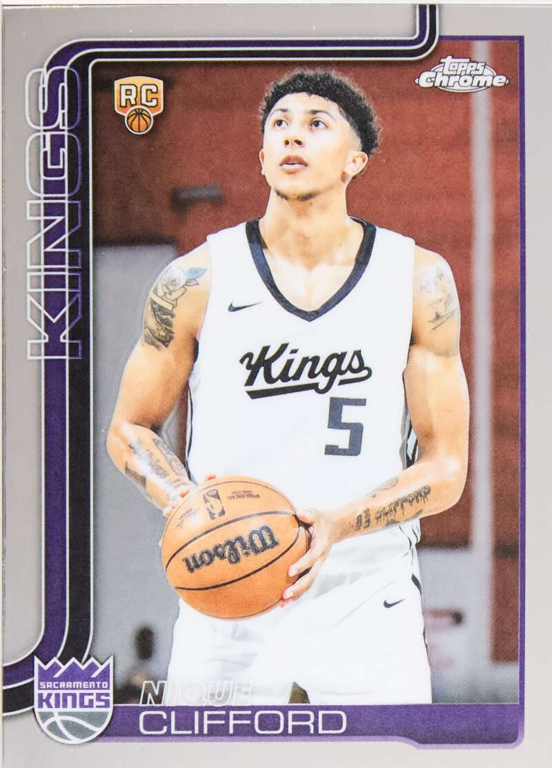 2025-26 Topps Chrome #274 Nique Clifford Sacramento Kings Rookie