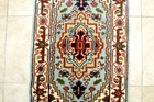 4X2 MASTERPIECE MINT HAND KNOTTED VEGETABLE DYE HERIZZ SERAPI WOOL TURKISH RUG — photo 1
