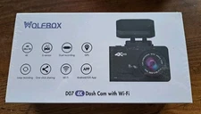 WOLFBOX 4K Dash Cam D07 w/ Wi-Fi GPS G-Sensor Dual Recording Ultra HD mFr